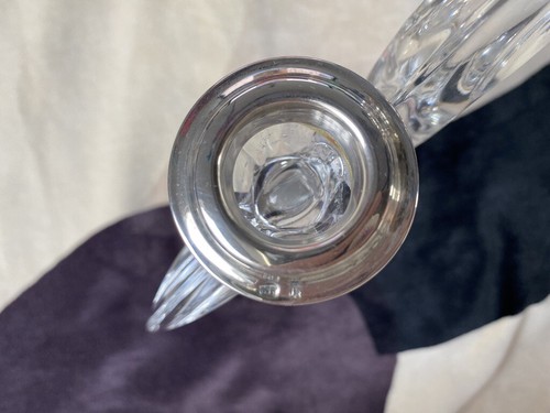 Bougeoirs en cristal et Argent circa 1975 - Imagen 7 de 8