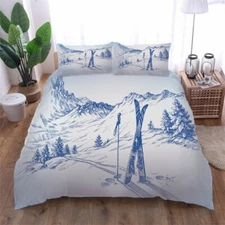 Safe ice rink blondim 3D Print Duvet Quilt Doona Covers Pillow Case Bedding Sets