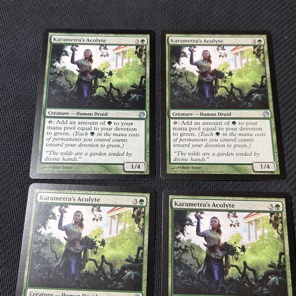 ​Karametra's Acolyte Magic The Gathering Mtg Theros Card 4 - Image 2 of 4