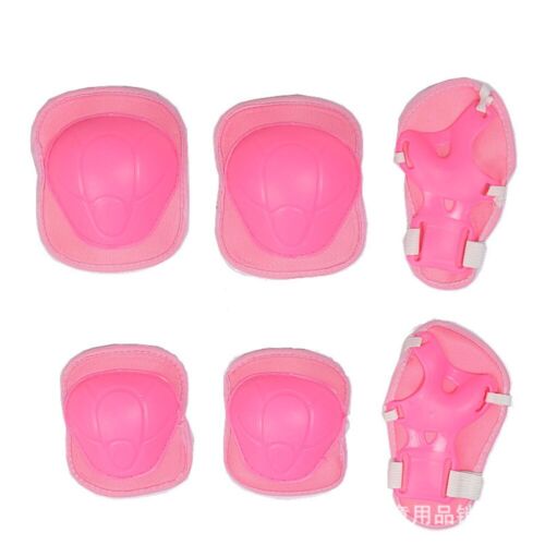6Pcs Adult/Kids Elbow Wrist Knee Pads Guards For Skate Cycling Safety Gear Set - Picture 2 of 22