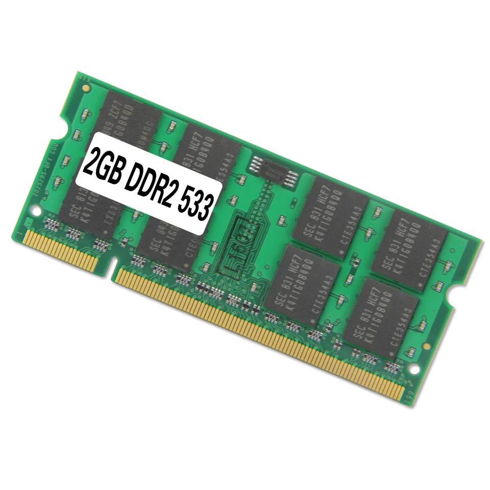 Laptop Memory Ram SODIMM PC2-4200 DDR2 533MHz 200PIN 2GB/PC2 4200 DDR 2 533 MHz - Image 4 of 4