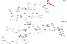 New Mercedes-Benz CLA C117 Exhaust Pipe Clamp A0009954702