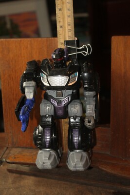 Hap-P-Kid Walking Light Up Robot Action Figure 7'' Tested & Works