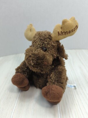 Wishpets Jessie Moose Minnesota Antler brown beanbag stuffed animal 2004