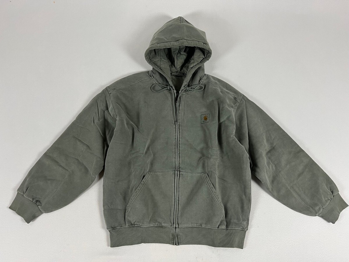 CARHARTT WIP HOODED VISTA JACKET SMOKE GREEN L NWT SOLD OUT CARHARTT WIP HOODED VISTA JACKET SMOKE GREEN L NWT SOLD OUT