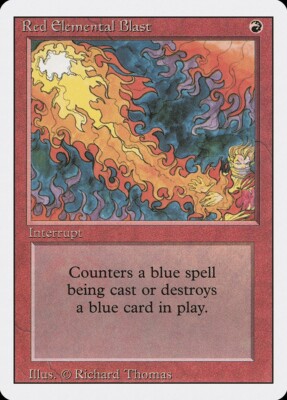 TOP  Red Elemental Blast / Roter Urknall  - REVISED -  englisch  (near-mint -)