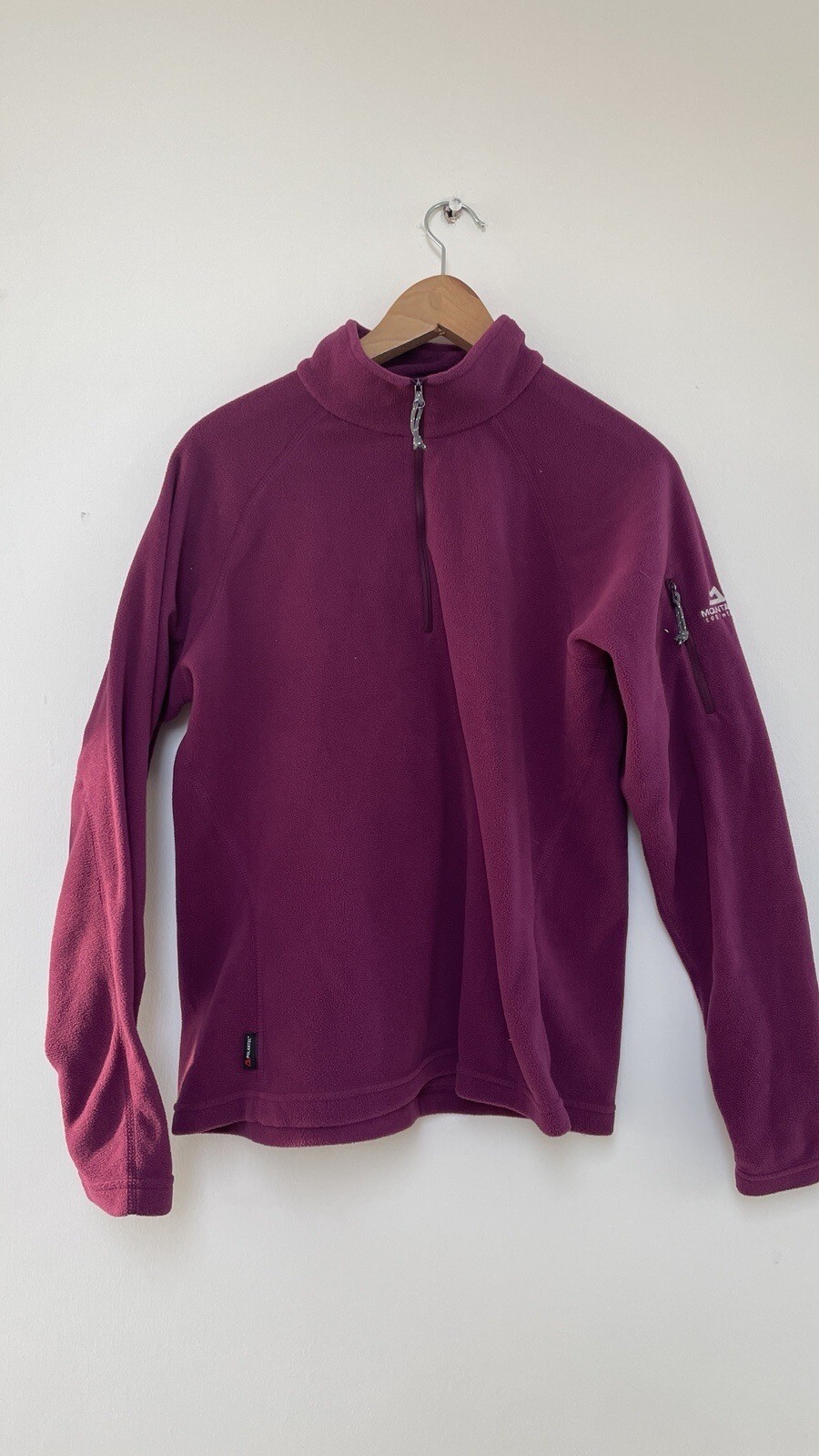 Women's Mountain Equipment Polartec Fleece Size Large UK14 Purple