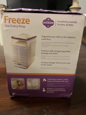 Fairhaven Health Milkies Freeze Breast Milk Organizer  Storage NEW