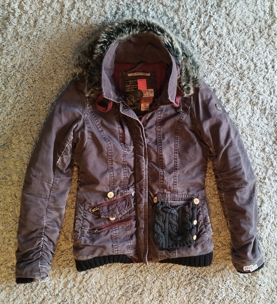 Jacket Khujo Jacke Ã¼bergangsjacke Hood Khujo Genuine Brand Jacke