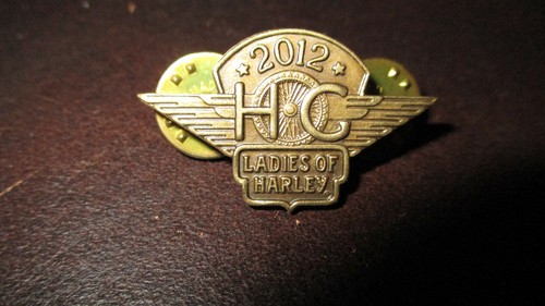 Motorcycle Vest Patches & Pins Ladies HOG Patch Pins 2015 & 2012 (Loc A1) - Picture 3 of 3