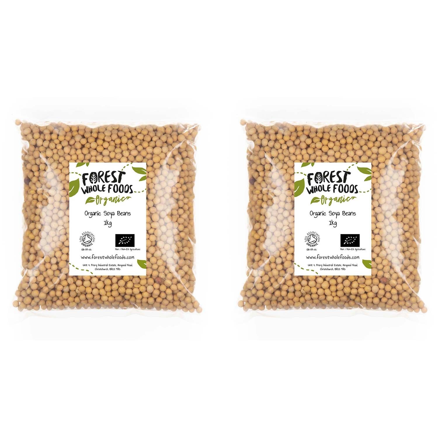 Organic Soya Beans 2kg - Forest Whole Foods