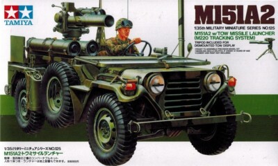 Tamiya 35125 M151A2 w/ Tow Missile Launcher M220 System Truck mit Figur - 1:35