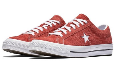 red suede one star converse