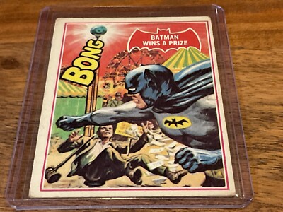 Vintage 1966 Batman Red Bat Wins a Prize Topps Card #21A EX | eBay