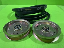 Pulley Belt Replacement Kit 754-0642 756-04129 For Cub Cadet MTD Huskee