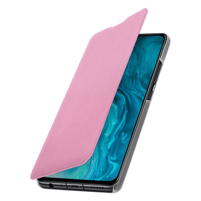 Flip Book Cover, Klappetui aus Kunstleder für Honor 9X Lite   Rosa