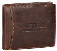 Rfid Echt Leder Portemonnaie GeldböRse Geldbeutel Herren Querformat 5501