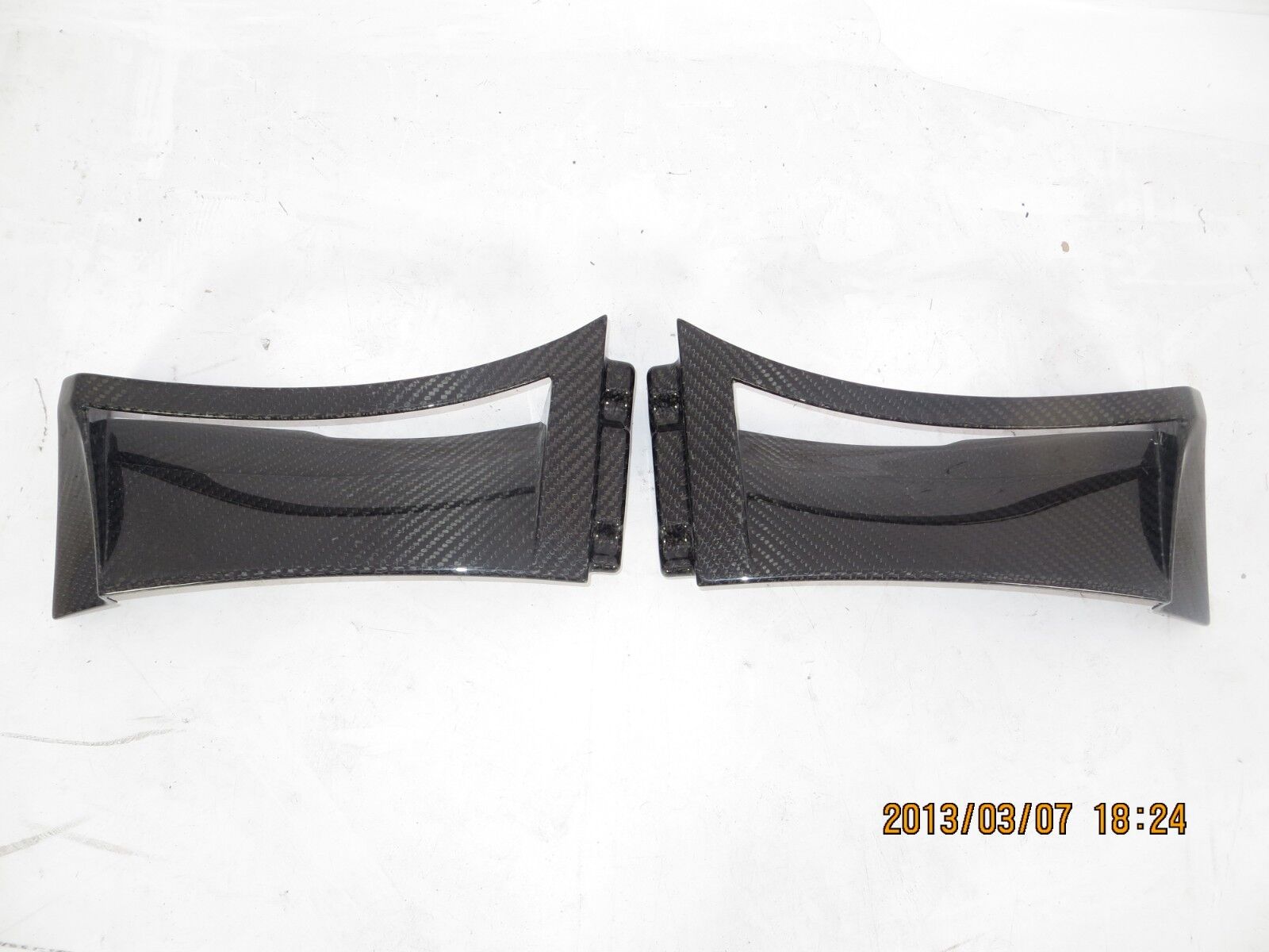 Carbon fiber front small fender scoops vents Only fit for Lotus Evora S 350 GT4