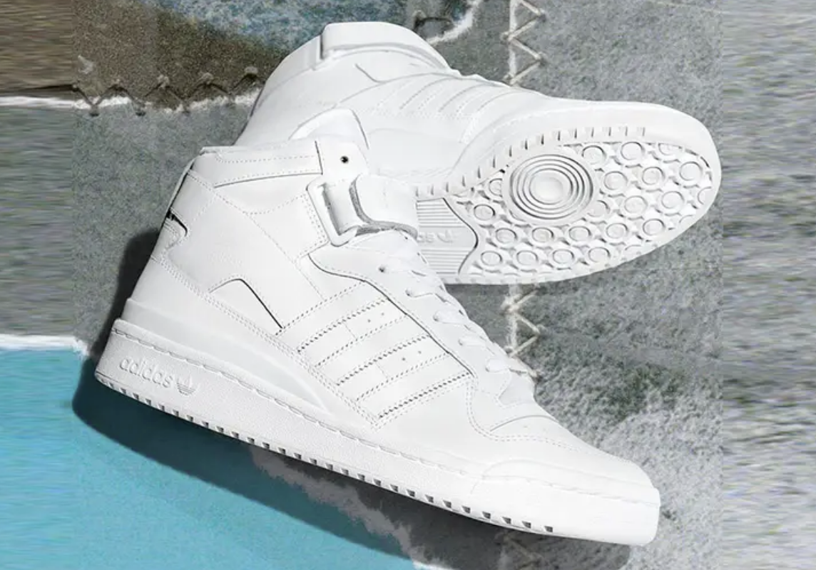adidas mid white