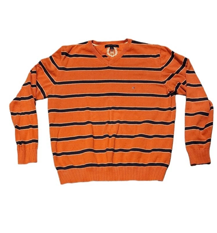 Tommy hilfiger v top neck jumper mens