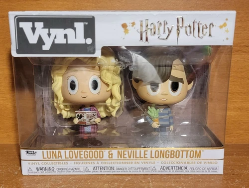 Funko Vynl. Harry Potter LUNA LOVEGOOD & NEVILLE LONGBOTTOM set, New in box, NIB