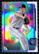 Jack Wynkoop - 2015 Bowman Chrome #95 Bowman 1st - Refractor - Rockies