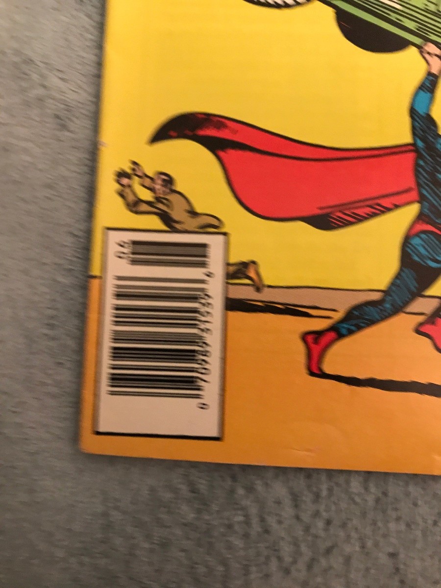 ACTION COMICS #1 RARE 1988 REPRINT WITH BARCODE !!!! | eBay