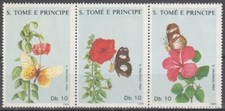 F-EX46779 SAO TOME I PRINCIPE MNH 1988 INSECTS BUTTERFLY MARIPOSAS PAPILLON.