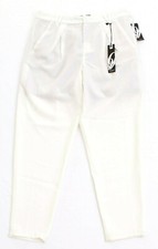 Nine West Eggshell Cream Pleated Lined Upper Dress Pants Women's NWT $70