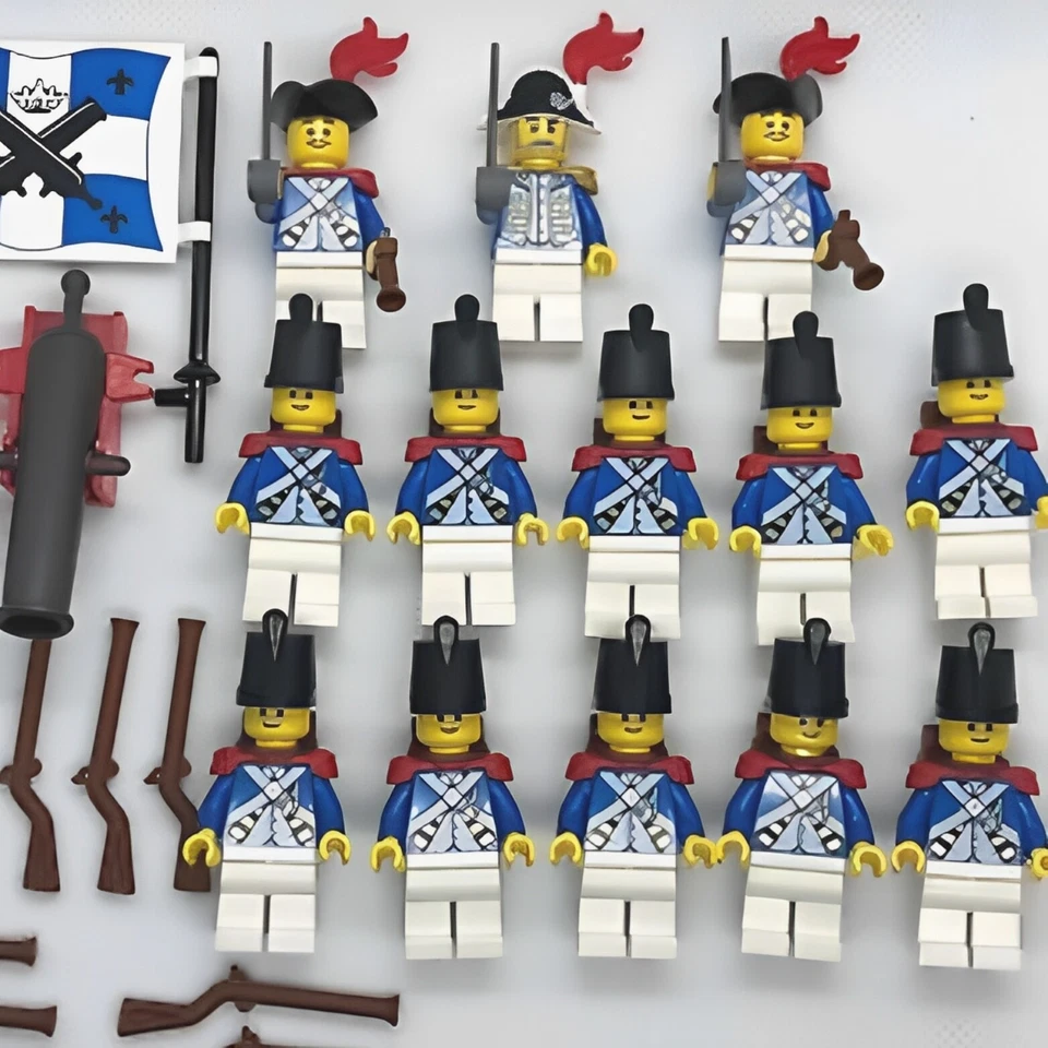 8 Lego Pirates Minifigures Bulk Lot Random Pick Pirate Minifig Bluecoat Figs Lot - Image 3 of 4