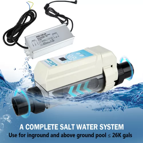 Generatore di cloro completo per piscina acqua salata per clorinatore 26000 galloni - Foto 2 di 15