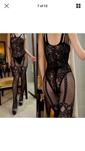 sexy Nachtwäsche Dessous Babydoll All in One sexy Outfit Geschenk für Sie - Bild 6 von 11