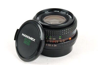 Hanimex Objektiv 28 mm f2,8 manueller Fokus für Pentax PK-Bajonett (0227G)