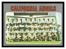 1970 TOPPS BASEBALL CALIFORNIA ANGELS TEAM #522 HIGHER GRADE LOOKS GREAT
