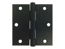 Multi-pieces Black 3.5"X3.5" Door Hinge interior Square corner free ship