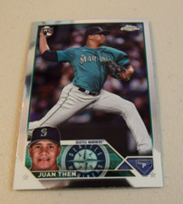 2023 Topps Chrome Update Base #USC107 Juan Then RC Seattle Mariners