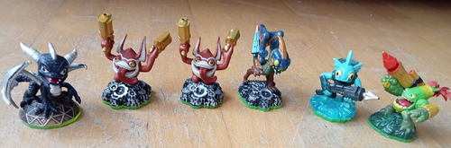 6 Spyros Adventure Skylanders Figuren Sonic PS3 Xbox 360 PS4 WII WII U Xbox One