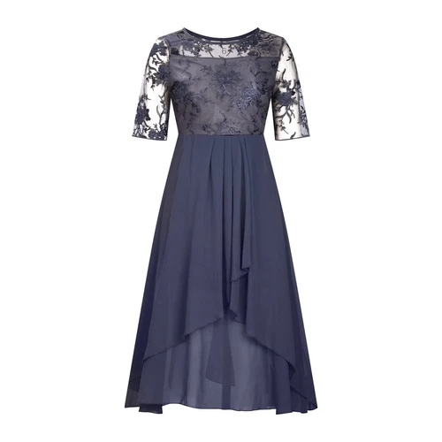 Women's Fashionstea Length Embroidery Lace Chiffon Casual Dresses for Women - Bild 7 von 31