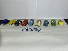 Lot of 9 Disney Pixar Cars Diecast Mini Racers 8 cars from 2016 and 1 from 2017