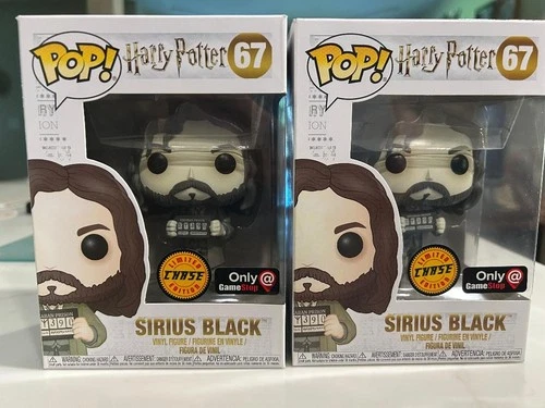 2 Funko POP! CHASE ! Harry Potter-Sirius Black-Limited GameStop #67-NEW Unopened