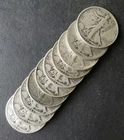 Lot of 10 50c Walking Liberty Silver Half Dollars