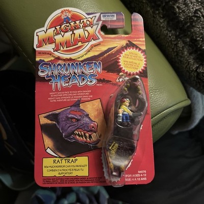 Mighty Max Shrunken Heads Rat Trap Irwin Toys 1993