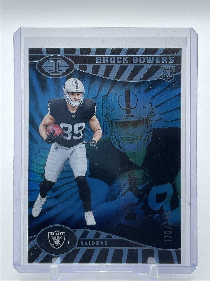 BROCK BOWERS 2024 ILLUSIONS ROOKIE LIGHT BLUE TROPHY #47 RC /249 Q3551