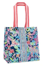 Market Shopper Bag Reusable Grocery Tote Shoulder for Produce or Travel