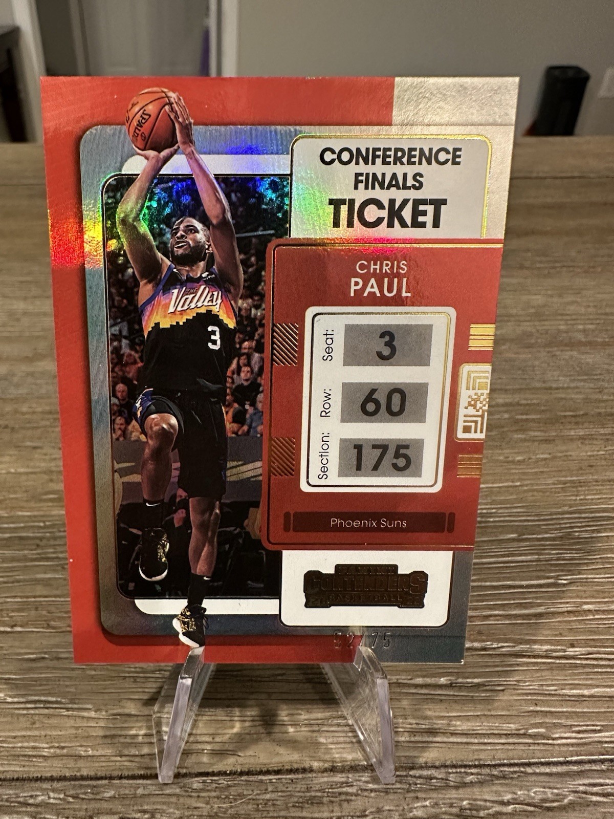 2021-22 Contenders Conference Finals Ticket #97 Chris Paul /75