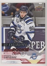2018-19 Upper Deck CHL Star Rookies Exclusives 16/100 Hendrix Lapierre #330 a2k
