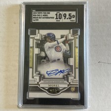 2023 Topps Tier One Breakout Autographs Christopher Morel #BOA-CM1 /299 SGC 9.5
