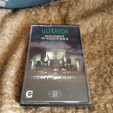 Ultravox - Monument The Soundtrack Cassette Tape - Chysalis 1983 . . .