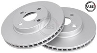 2X Bremsscheibe A.B.S. 17543 2 Bremsscheiben Vorderachse Vorne FüR Toyota
