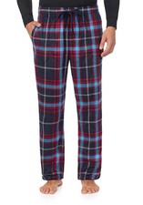 Cuddl Duds Sleep Pants Men  s XXL Multicolor Plaid Microfleece Cozy Lounge Pajama